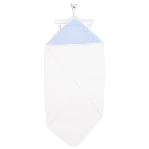 Toalha de Banho de Bebê com Capuz Urso Richelieu - AZUL