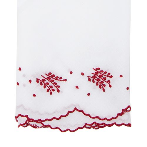 Vira Manta Unissex Bordado Trigo - VERMELHO