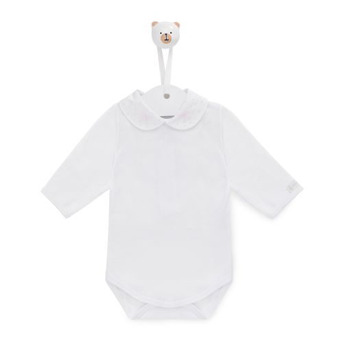 Body de Bebê Feminino Manga Longa Laço - ROSA