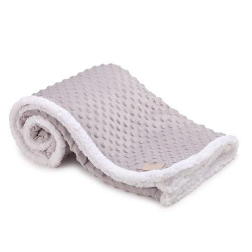 Cobertor de Bebê Double Sherpa - CINZA