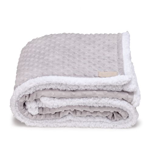 Cobertor de Bebê Double Sherpa - CINZA