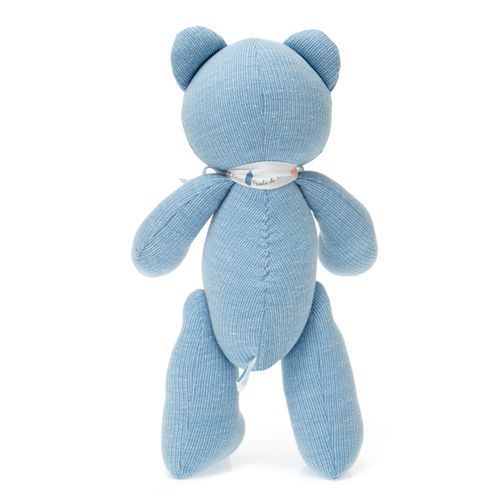 Pelúcia Unissex Urso Bimbi Tricot - Tamanho M - AZUL