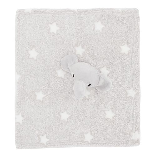 Naninha de Bebê Elefante Lox Estrelinhas - CINZA