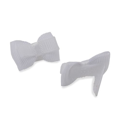 Kit de Lacinhos de Cabelo Bebê Gorgurão - ROSA BRANCO VERMELHO