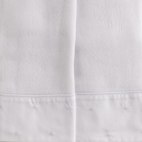 Conjunto de Fraldas de Ombro de Bebê com Bordado Poás - 2 Unidades - BRANCO