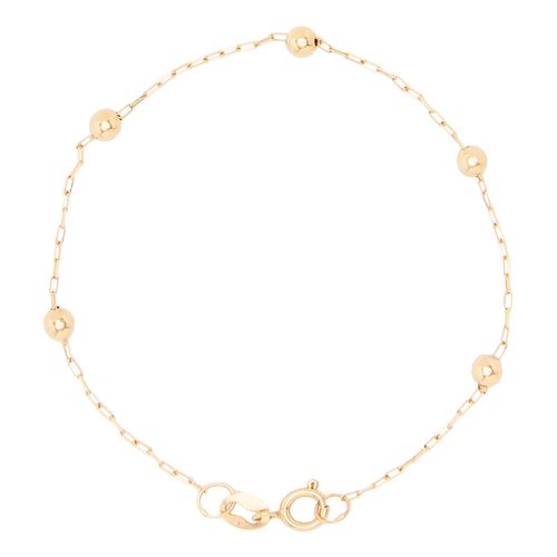 Pulseira de Bebê Ouro Bolinha - UNICO