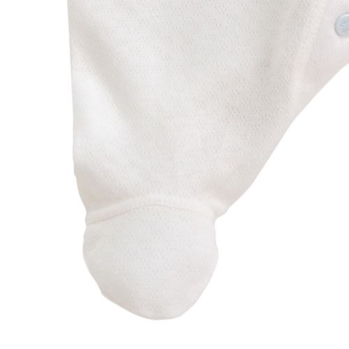 Macacão de Bebê Unissex Longo Girafinha - OFF WHITE