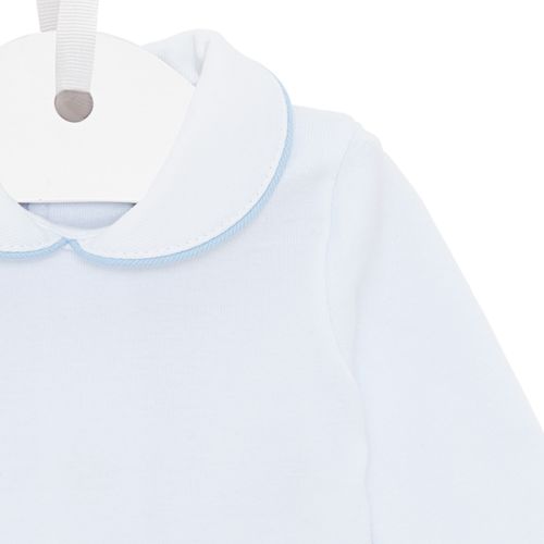 Body de Bebê Manga Longa com Vivo - AZUL BB