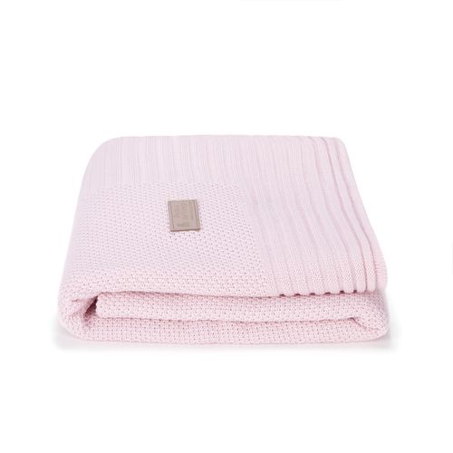 Manta de Bebê Ponto Arroz - ROSA PASTEL