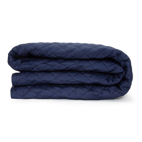 Colcha de Casal Matelassê Losango - AZUL MARINHO