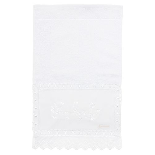 Toalha Meu Batizado - BRANCO