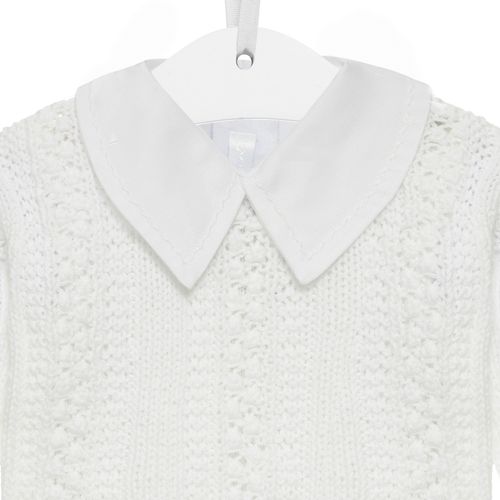 Saída de Maternidade Masculina Completa Tricot Adorabile - BRANCO