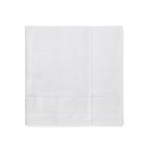 Conjunto Fralda Bordado Entremeio - BCO/BCO