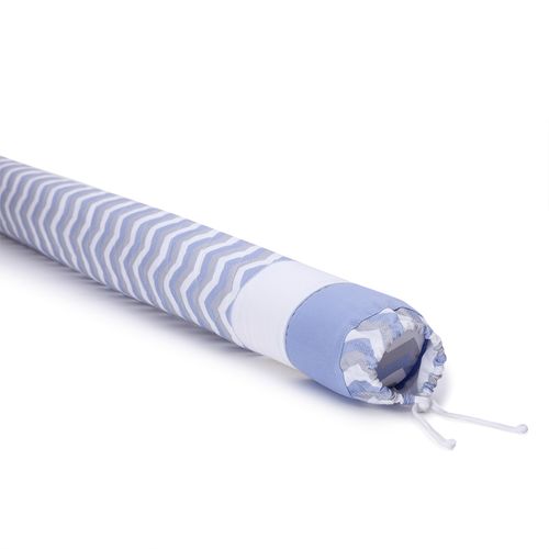 Rolo Lateral Piquet Estampa Chevron - AZUL BB