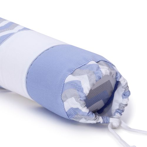 Rolo Lateral Piquet Estampa Chevron - AZUL BB