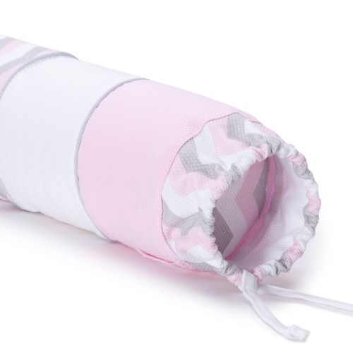 Rolo Lateral Piquet Estampa Chevron - ROSA BB