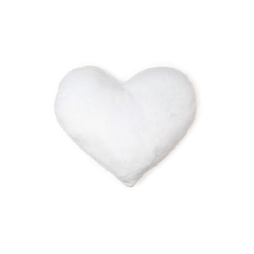 Almofada Coração Double Sherpa - BRANCO