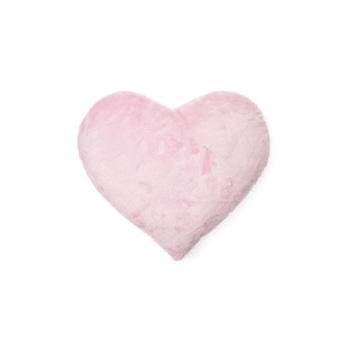 Almofada Coração Double Sherpa - ROSA BEBE