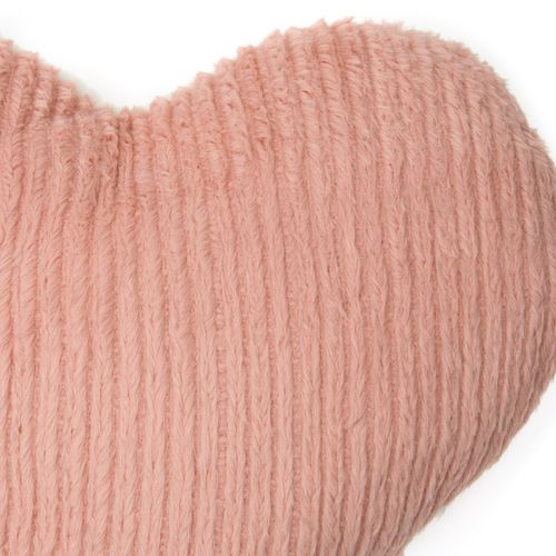 Almofada Coração Double Sherpa - ROSE
