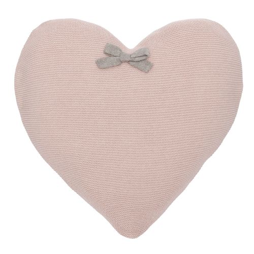 Almofada de Tricot Coração - ROSE