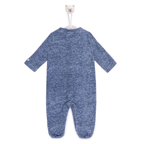 Macacão de Bebê Algodão Egípicio Dinos - AZUL