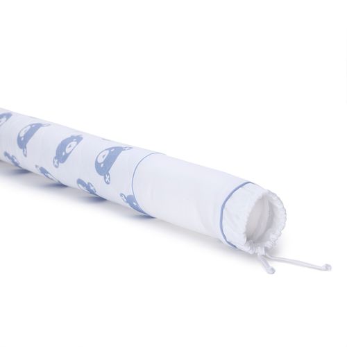 Rolo Lateral Piquet Estampa Urso - AZUL