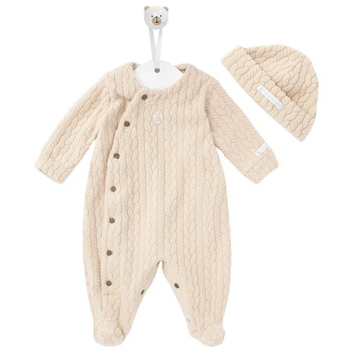 Macacão Longo de Bebê Masculino Tranças - CRU