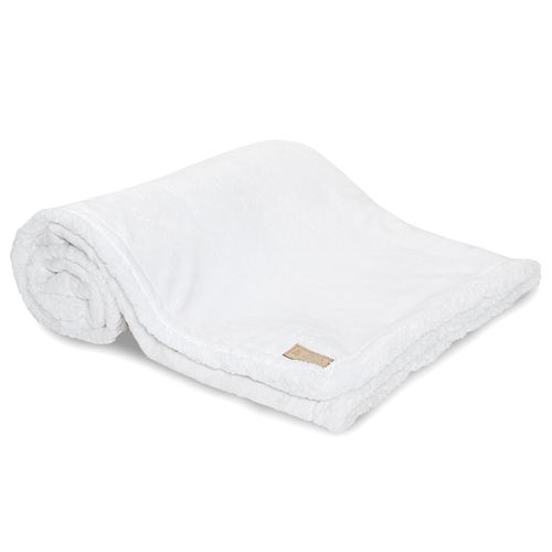 Cobertor de Bebê Pulito Double Sherpa - BRANCO