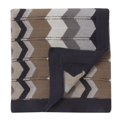 Manta Tricot Chevron - CHUMBO