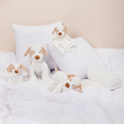 Naninha de Bebê Unissex Cachorro Luppi - BRANCO