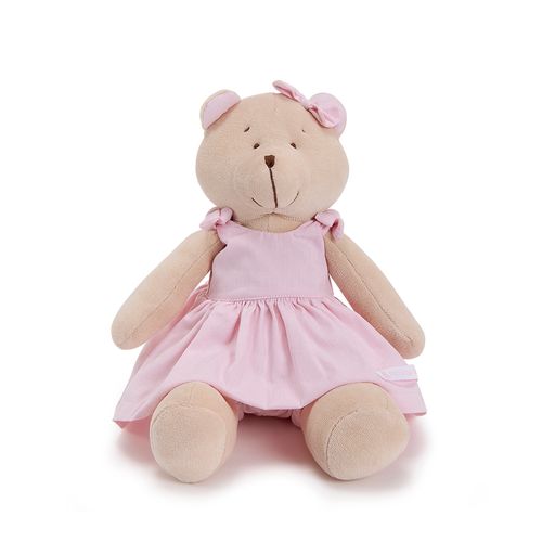 Pelúcia Urso Bimbi Articulado - Tamanho M - ROSA