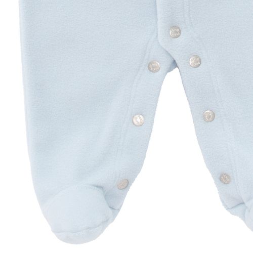 Macacão de Bebê Masculino Longo Bunny - AZUL BEBE