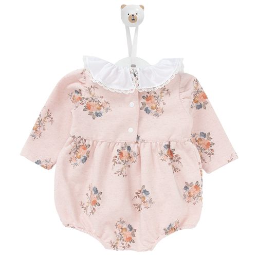 Romper de Bebê Feminino Bouquet de Flores - ROSA