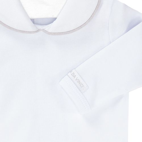 Body de Bebê Manga Longa com Vivo - KAKI