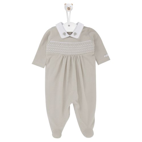 Conjunto de Saída de Maternidade Feminina com Manta Elefante - CINZA