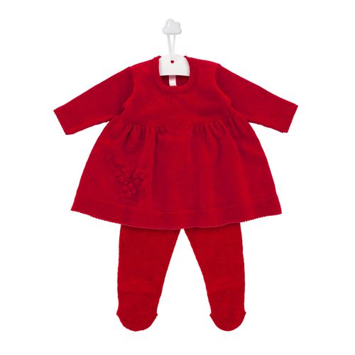 Saída de Maternidade Feminina Bouquet de Flores - VERMELHO