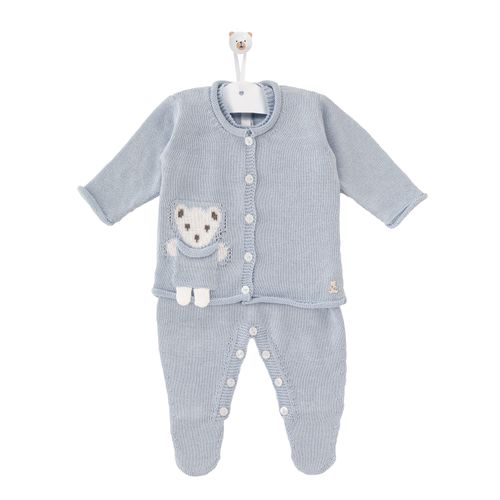 Saída de Maternidade Masculina Ursinho Bimbi - AZUL