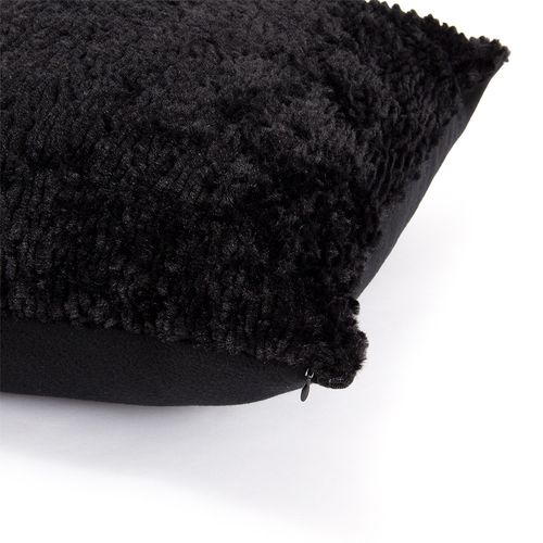 Almofada Decorativa de Pelo - PRETO