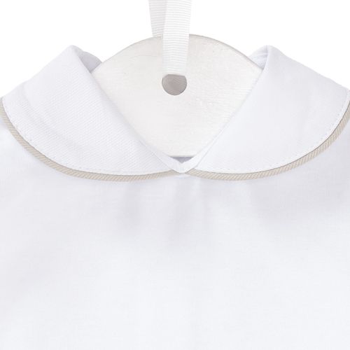 Pagão de Bebê Manga Longa com Vivo na Gola - CINZA