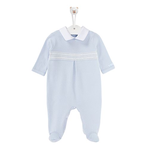 Conjunto de Saída de Maternidade Masculina com Manta Autore - AZUL BEBE