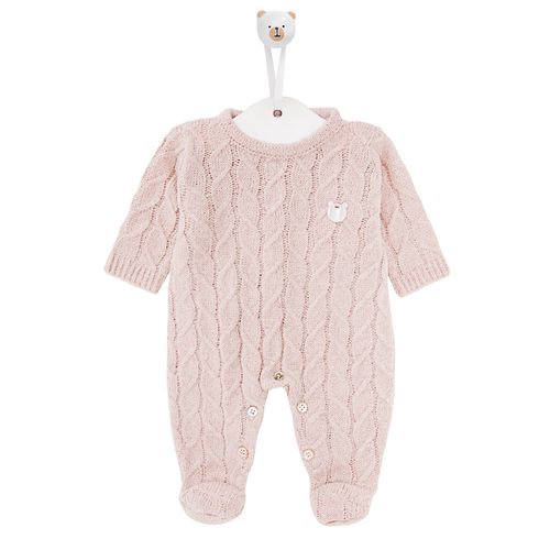 Saída de Maternidade Macacão Calafato Fechado - ROSE