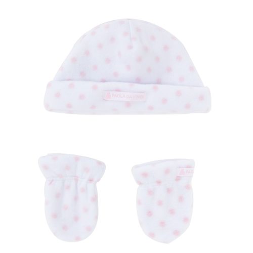 Conjunto Touca e Luvas em Microsoft - ROSA