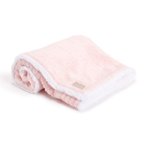 Manta Bebê Piazza Double Sherpa - ROSA BEBE