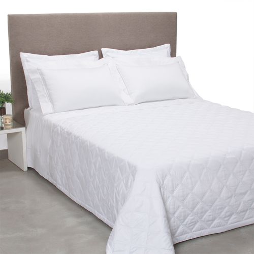 Jogo de Cama Casal 300 Fios Algodão Egípcio Ravena - BRANCO