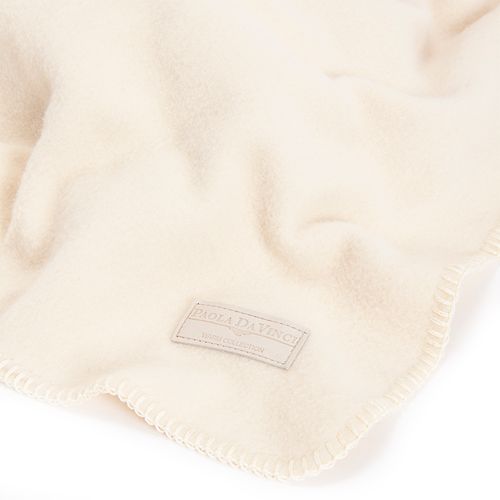 Manta de Solteiro Soft com acabamento em Crochet - CRU