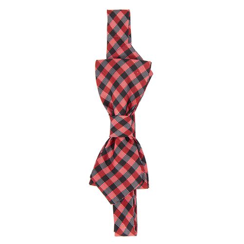 Gravata Borboleta de Bebê Masculina Xadrez - VERMELHO COM PRETO