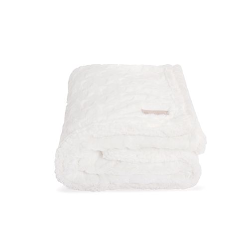 Manta de Bebê Double Sherpa Stella - BRANCO