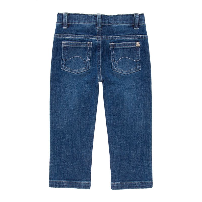 Calças palma denim baby azul mulher