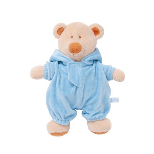 Pelúcia Urso com Roupão - Tamanho P e M - AZUL