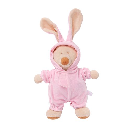 Pelúcia Urso com Roupão - Tamanho P e M - ROSA